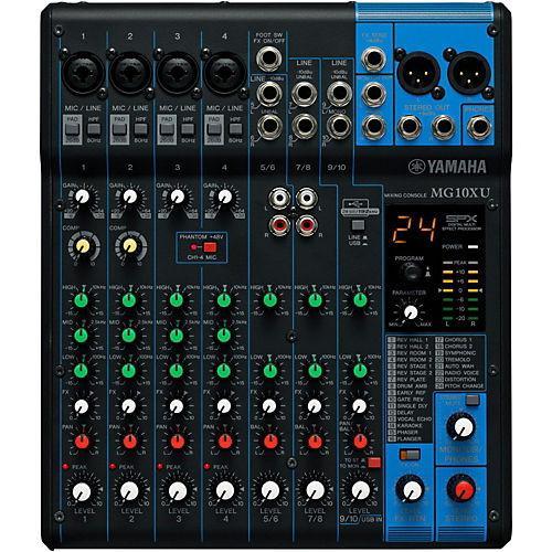 YAMAHA　MG10XU Yamaha MG10XU 10-Channel Compact Stereo Mixer and USB Audio Interface