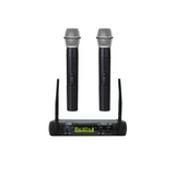 Dual UHF Wireless Microphones | Crystal Clear Sound