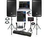 JBL Professional Karaoke System, Bluetooth, Mixer, Wireless Mics, Monitor and Stand and Free Karaoke Songs
