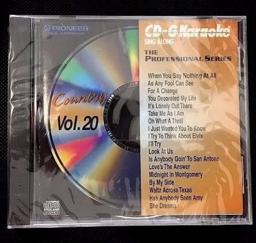 PIONEER KARAOKE CD+G MUSIC PROFESSIONAL SONGS PCDG- 218 COUNTRY VOL 20