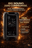 Professional Digital Karaoke System With Free Karaoke Songs and Yamaha DBR10 Speakers Bluetooth and Recording