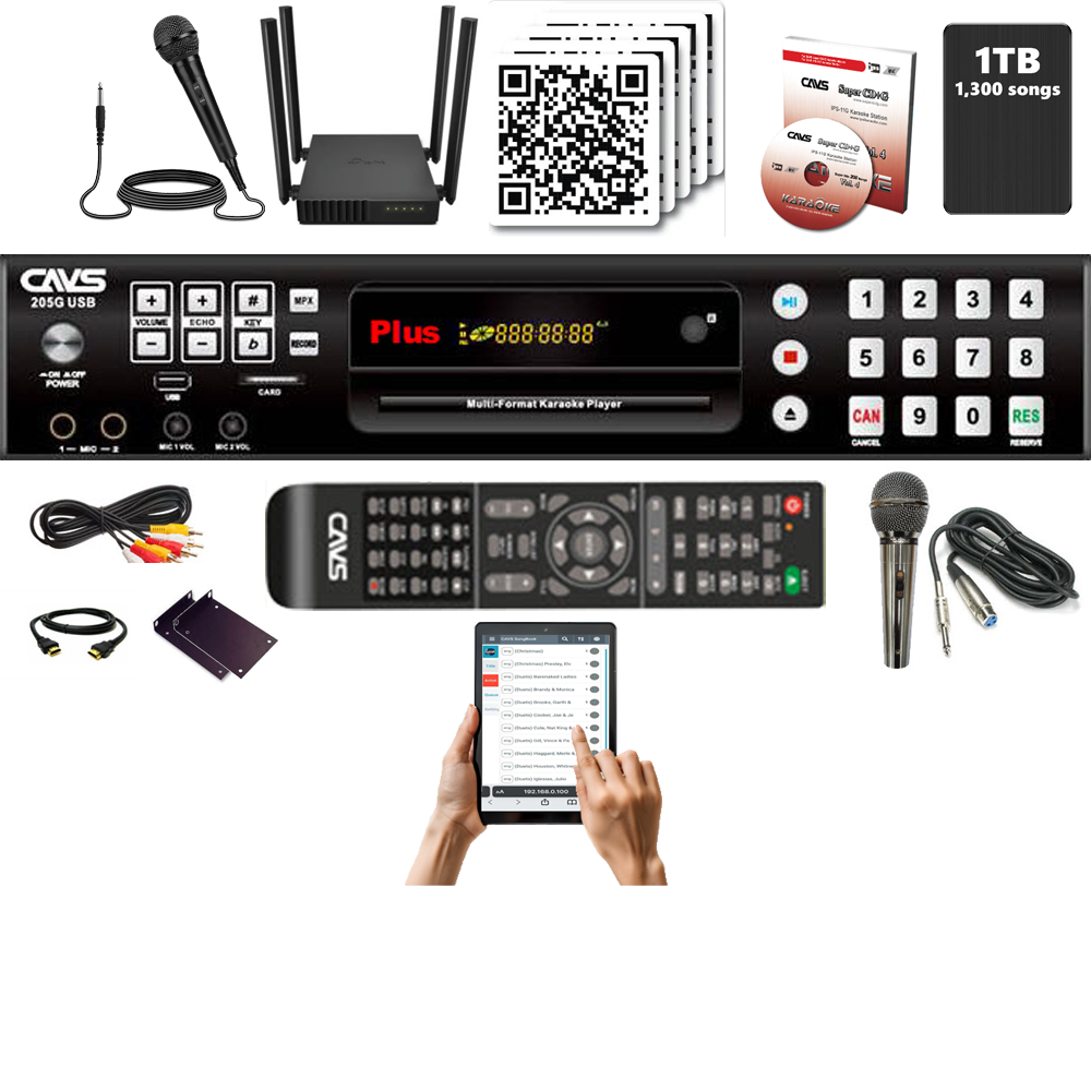 Cavs 205G Plus Best New Karaoke Player Karaoke Machine With Built-In Network Server