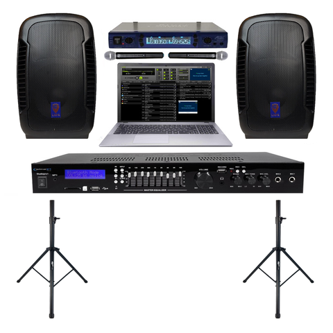 Home Karaoke System, Karaoke Laptop with Recording and Bluetooth