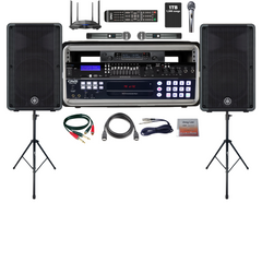 Best Karaoke Machine New Cavs 205G Plus Bluetooth, And Recording, Wireless Microphones, Free Karaoke Songs Easy To Use