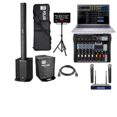 New Karaoke Laptop System with HK Polar 10 Bluetooth Powered Column Speaker