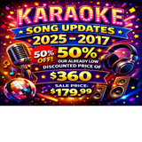 Karaoke Song Updates (2017–2025) – Now 50% OFF