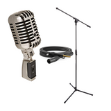 Elvis Presley Karaoke System Cavs 205g Karaoke Machine / Retro Mic and Tripod Mic Stand and Over 400 Elvis Presley Karaoke Songs and Classics 1900 Free songs