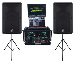 New Laptop Karaoke System In A Rugged Case | Yamaha DBR12 Powered Speakers | Quad UHF Wireless Mics And More