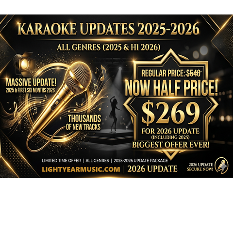 2025–2026 1H KARAOKE SONG UPDATES – Now 50% OFF