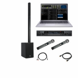 Laptop Karaoke System With Yamaha Stagepas 1K MKII Dual Wireless Microphones And Free Karaoke Songs