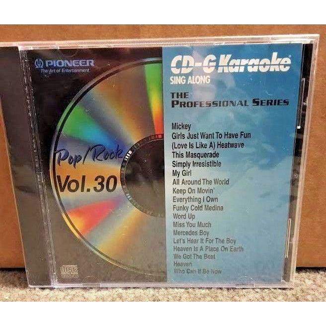 PIONEER KARAOKE CD+G SING ALONG THE PROFESSIONAL SERIES POP/ROCK VOL 3