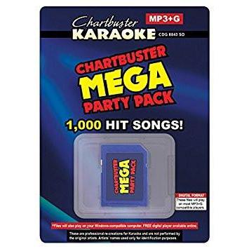 Chartbuster Mega Party Pack Karaoke Music MP3G Karaoke Tracks