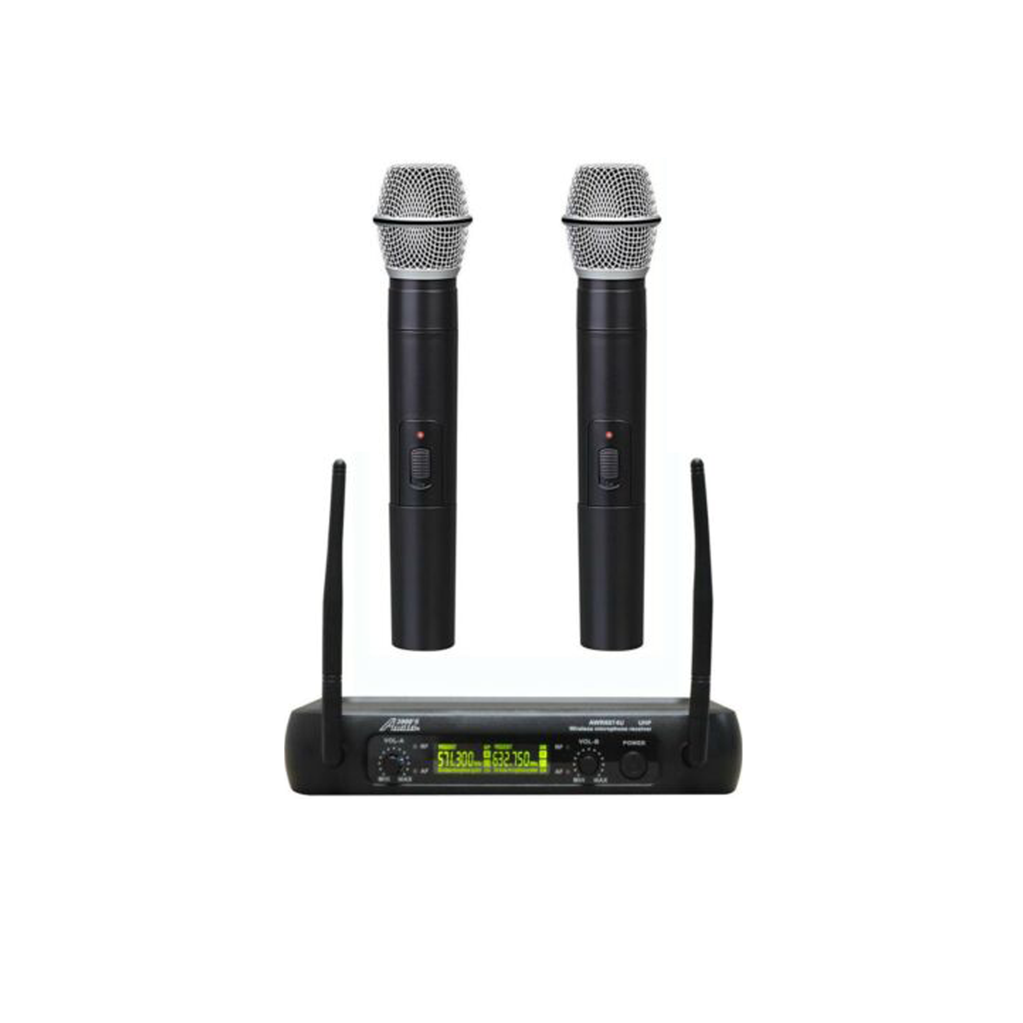 Dual UHF Wireless Microphones | Crystal Clear Sound