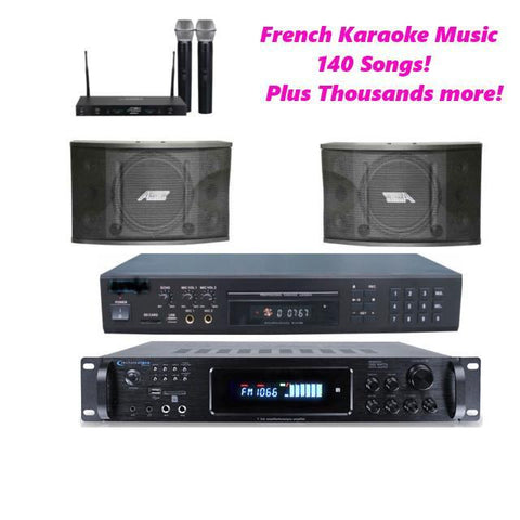 French Karaoke System, 140 French Hits, THOUSANDS of Multi-language Karaoke Hits, Lightyear Music