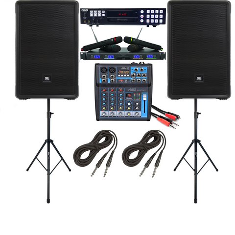 JBL Karaoke System with Cavs 205G Karaoke Player