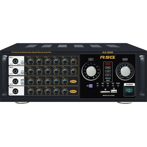RSQ Audio KA-8000 1100W Professional Mixing Amplifier with Bluetooth