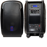 New Karaoke Laptop System Bluetooth Karaoke Speakers UHF Wireless Microphones Mixer With Recording