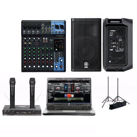 Professional Karaoke System Laptop Karaoke System with Powered Speakers