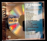 PIONEER KARAOKE CD+G SING ALONG THE PROFESSIONAL SERIES POP/ROCK VOL 54