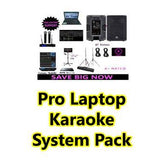Professional Laptop Karaoke System with Yamaha DBR12 Powered Speakers 2000 Watts