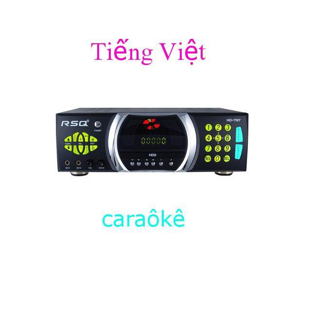 RSQ HD 787, Vietnamese Karaoke, Home Karaoke Player
